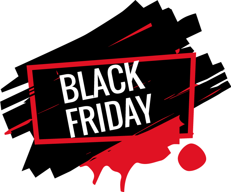 Black friday vinilna preproga moderna nalepka - TenStickers