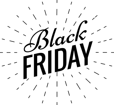 Black friday vinilna preproga bleščečega videza - TenStickers