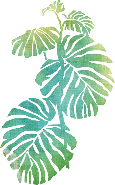 Cvetlična vinilna preproga aquarella adamove ribe - TenStickers