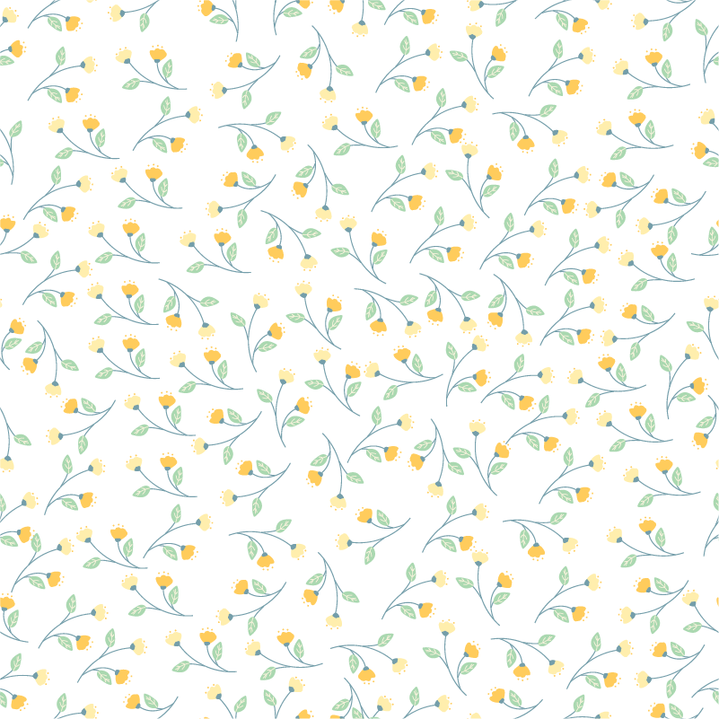 Cvetlična vinilna preproga pomladni slog - TenStickers