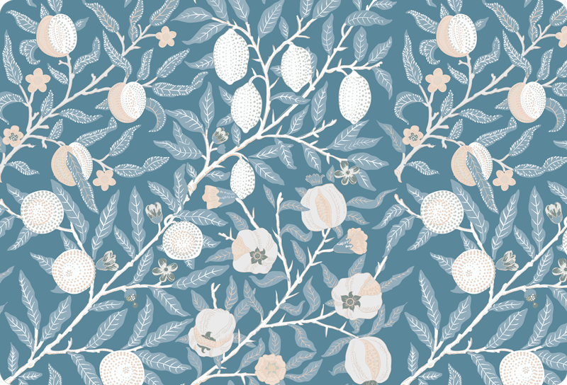 Cvetlična vinilna preproga s čudovitim vintage vzorcem - TenStickers