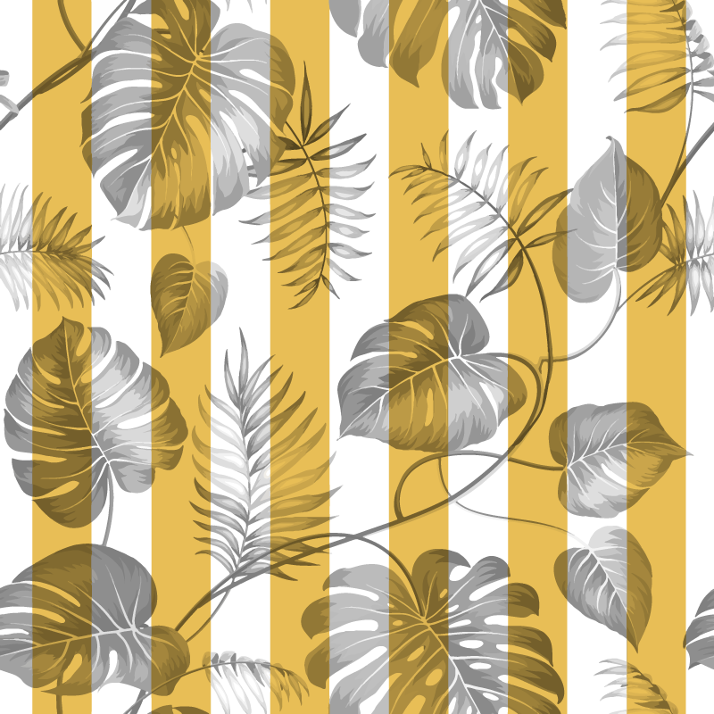 Cvetlična vinilna preproga drsna omara - TenStickers