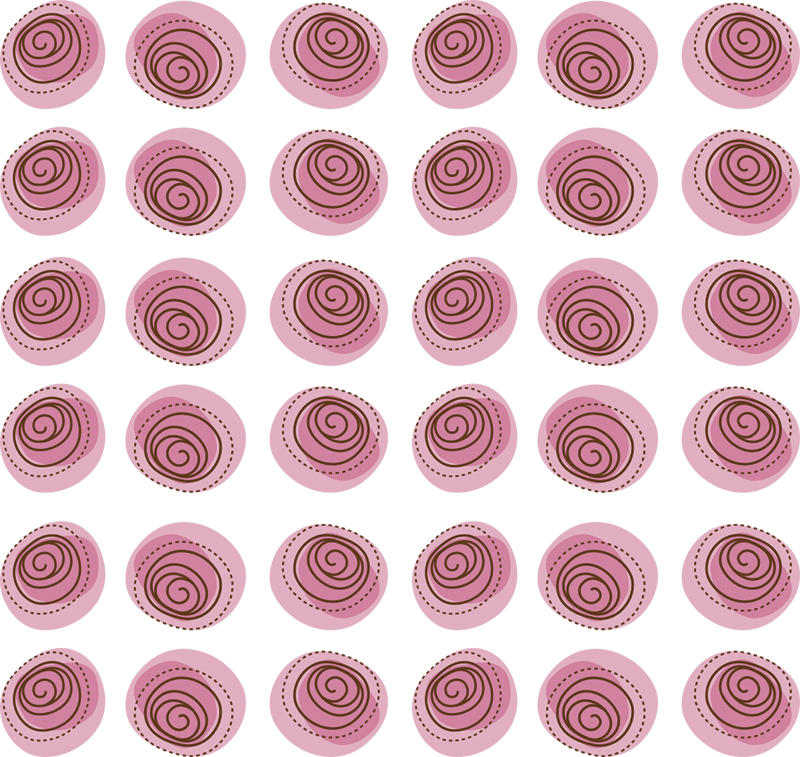 Cvetlična vinilna preproga rožnati cvetlični okras - TenStickers