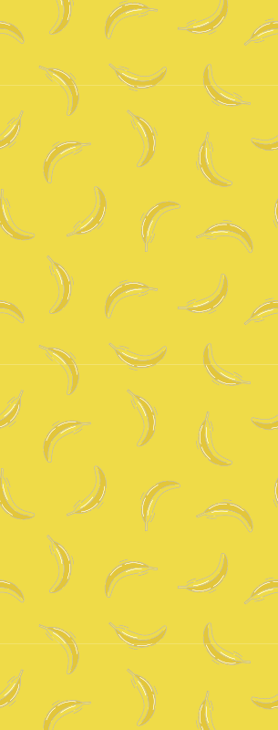 Vinilna preproga za kuhinjo pantone banane - TenStickers