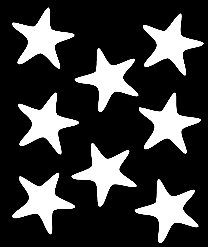 Vinilna preproga za kopalnico morske zvezde - TenStickers