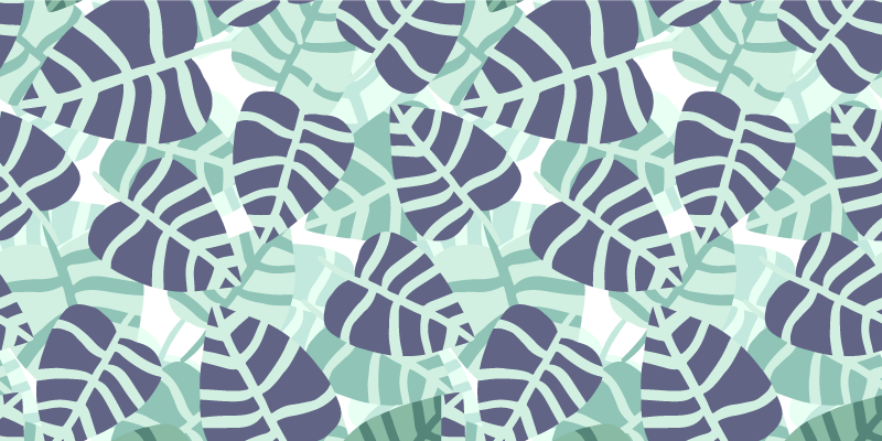 Cvetlična vinilna preproga barvni tropski cvetovi - TenStickers