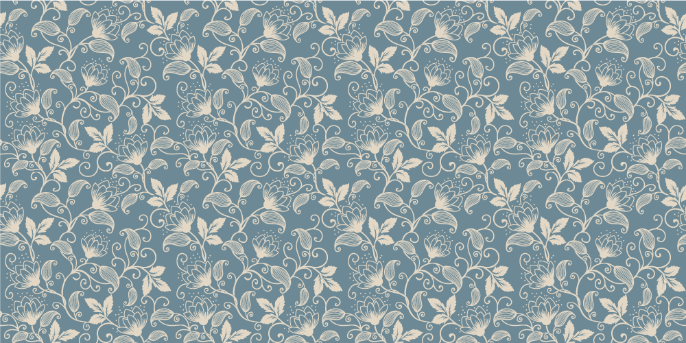 Cvetlična vinilna preproga cvetlični motiv - TenStickers