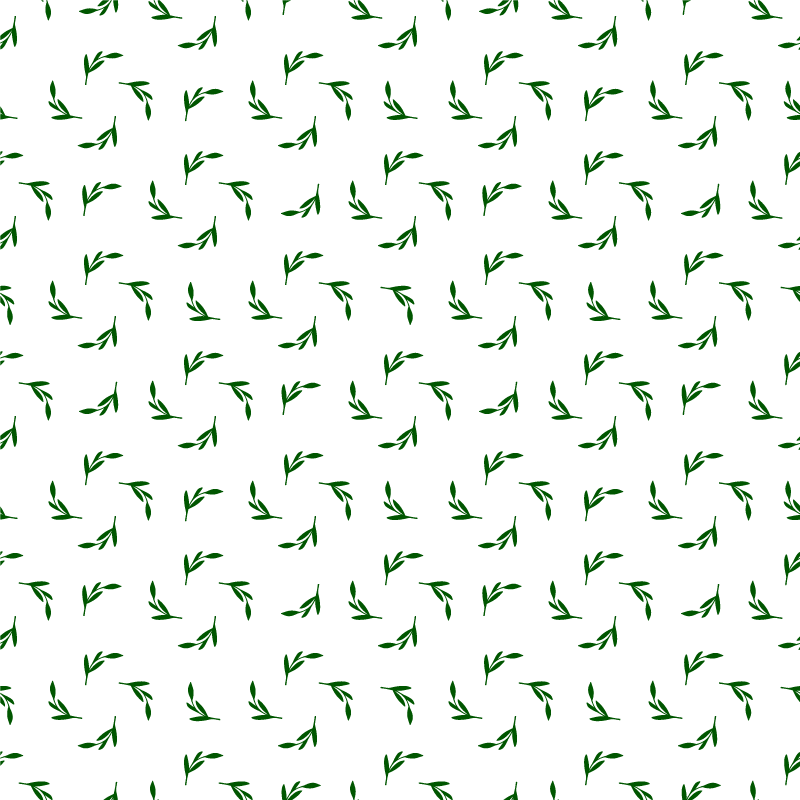 Cvetlična vinilna preproga ilustracija rastlinskih listov - TenStickers