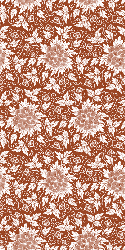 Cvetlična vinilna preproga botanična kompozicija - TenStickers