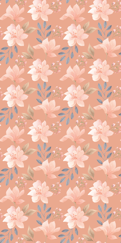 Vinilne preproge za spalnico cvetlični vzorec blossom - TenStickers