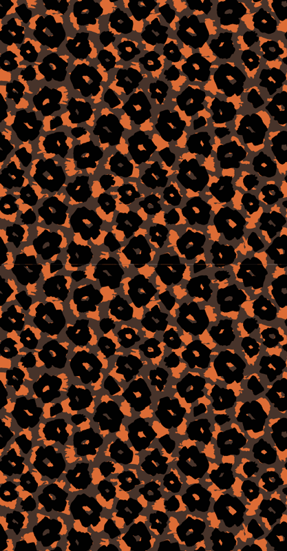 Vinilni tepih s potiskom živali kalahari leoparda - TenStickers