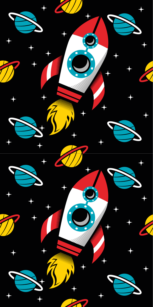 Vinilna preproga s zvezdami do neskončnosti - TenStickers