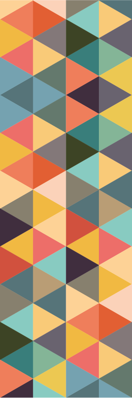 Vinilne preproge z geometrijskimi vzorci v več barvah - TenStickers