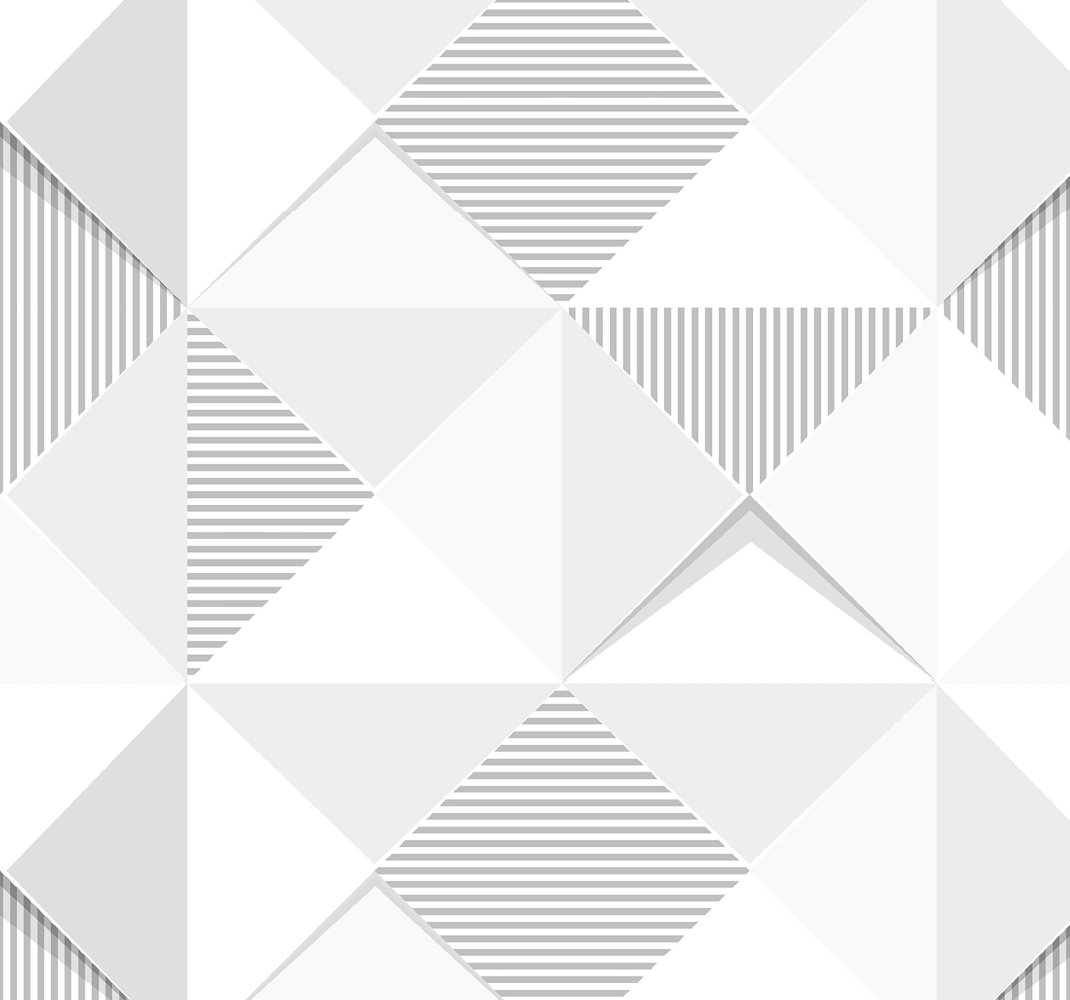 Vinilne preproge z geometrijskimi vzorci 3d bele kvadrate - TenStickers