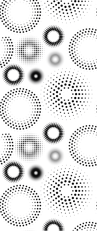 Vinilne preproge z geometrijskimi vzorci brezšivne pikice - TenStickers