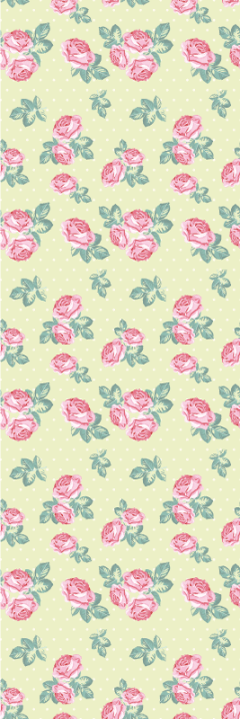 Vinilne preproge za spalnico v stilu shabby chic s pikami - TenStickers