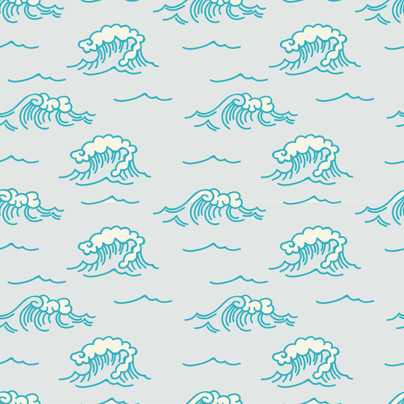 Naravne vinilne preproge z valovitim vzorcem - TenStickers