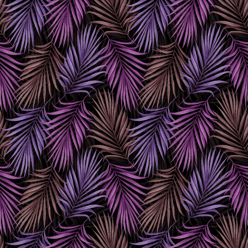 Naravne vinilne preproga motiv vijoličnih listov - TenStickers