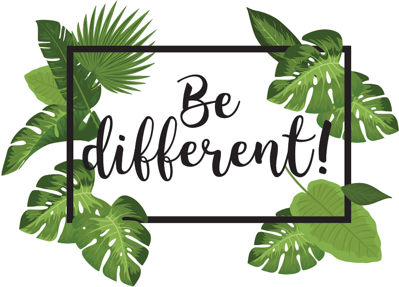 Cvetlična vinilna preproga bodi drugačen - TenStickers