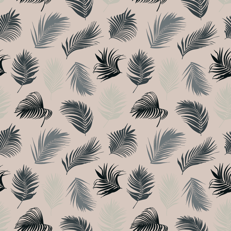 Cvetlična vinilna preproga bujna mešanica palmовых listov - TenStickers