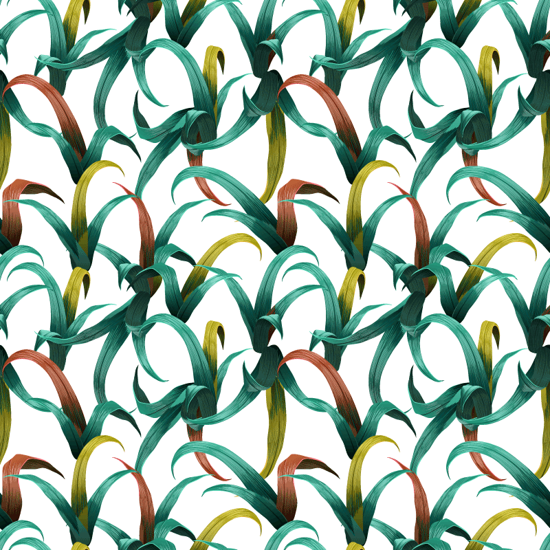 Cvetlična vinilna preproga čudovit tropski rastlin design - TenStickers