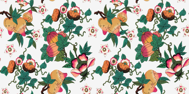 Cvetlična vinilna preproga večbarvni poletni vzorec - TenStickers