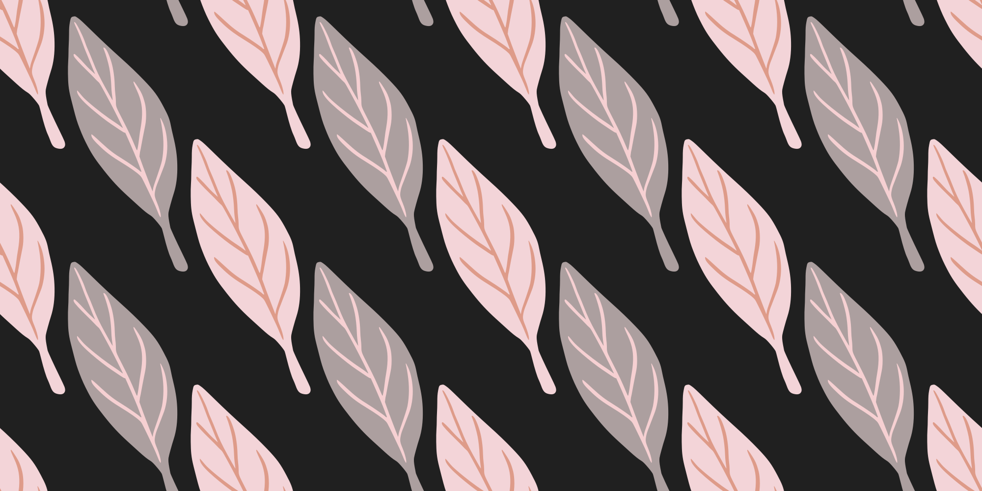 Cvetlična vinilna preproga stilni listnati vzorec - TenStickers