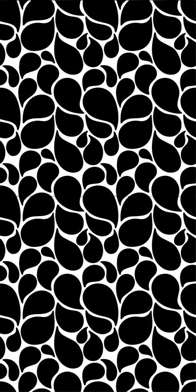 Vinilne preproge z geometrijskimi vzorci kapljice vode - TenStickers