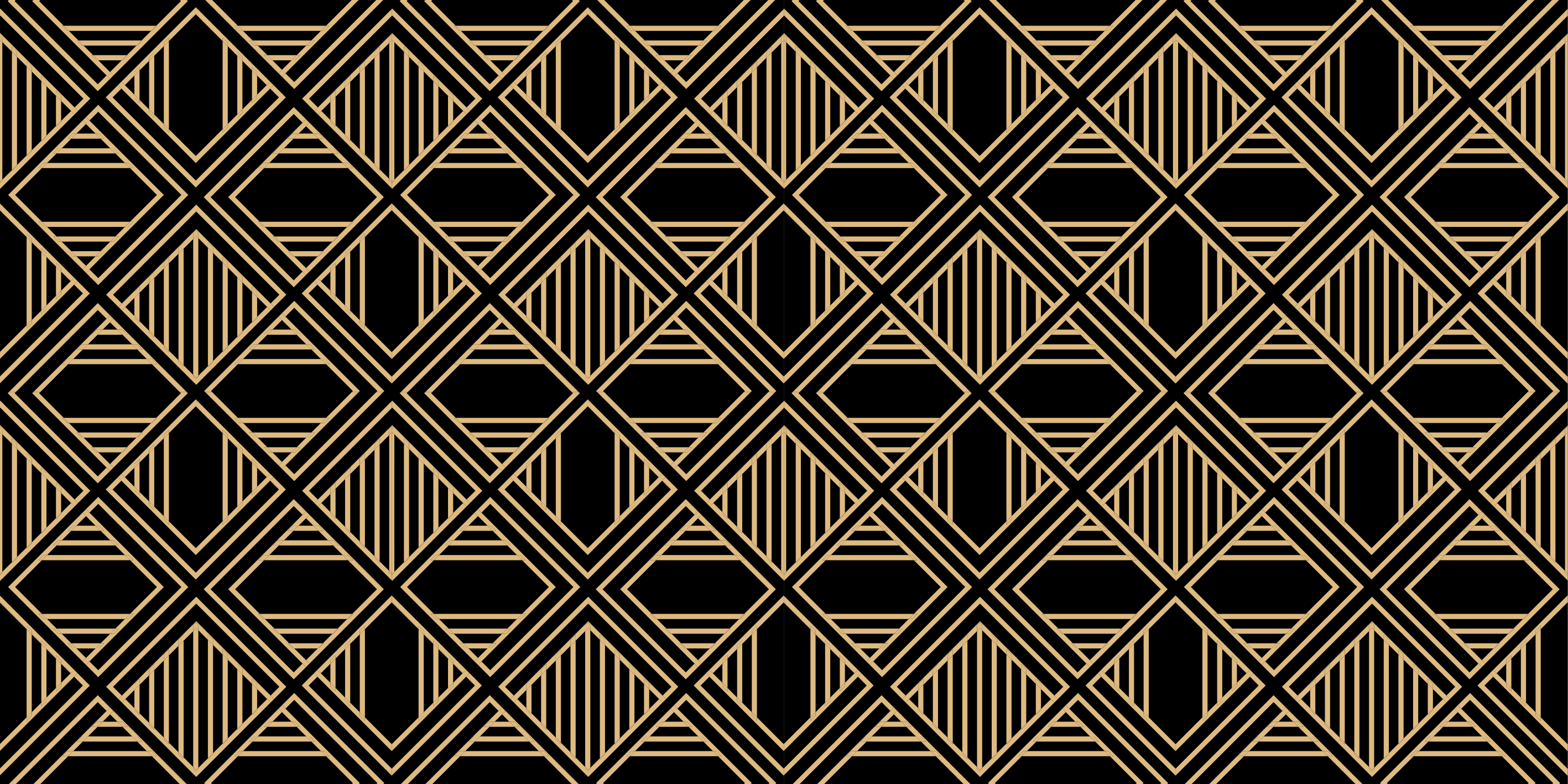 Vinilne preproge z geometrijskimi vzorci v slogu art deco - TenStickers