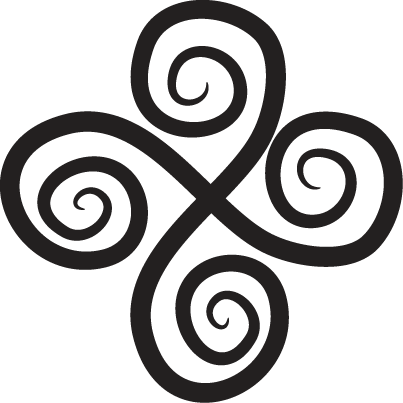 Vinilne preproge z geometrijskimi vzorci elegantni vrtinci - TenStickers