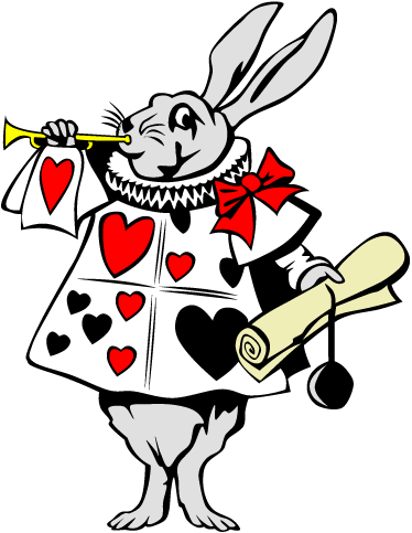 Otroške vinilna preproga zajček iz čarobne dežele - TenStickers