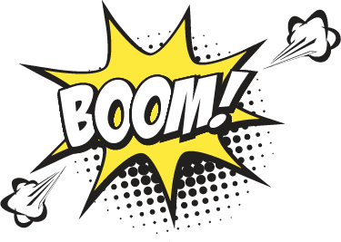 Otroške vinilna preproga puf! puf! - TenStickers