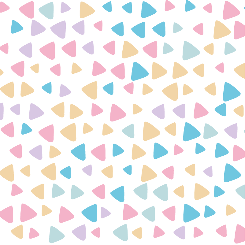 Otroške vinilna preproga otroški motiv v pastelnih barvah - TenStickers