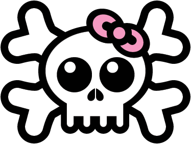 Otroške vinilna preproga lobanja z trakcem - TenStickers