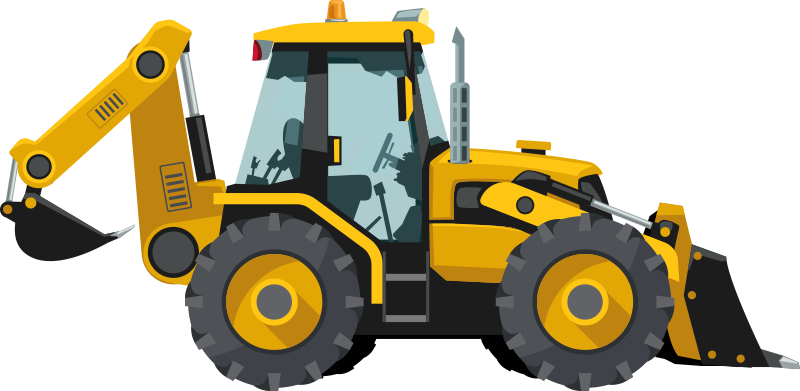 Otroške vinilna preproga realističen traktor - TenStickers