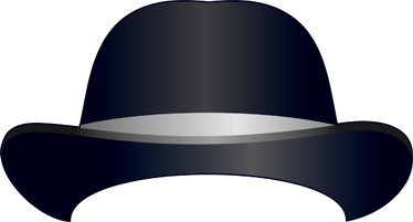 Vinilne preproge za spalnico lepljivi klobuk bombín - TenStickers