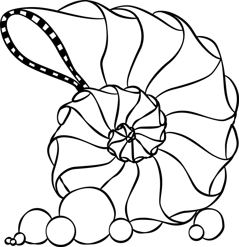 Vinilne preproge za spalnico morska školjka - TenStickers