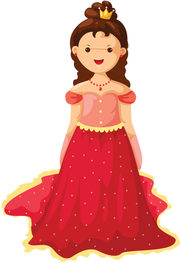 Otroške vinilna preproga ilustracija kraljice - TenStickers