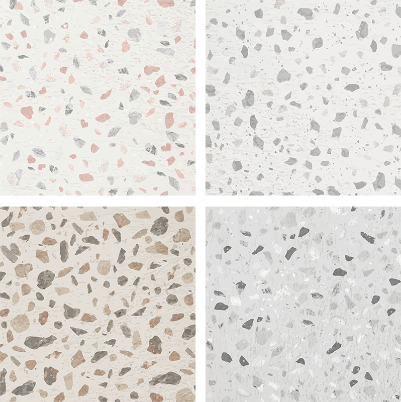 Vinilna preproga za kuhinjo terrazzo tekstura - TenStickers