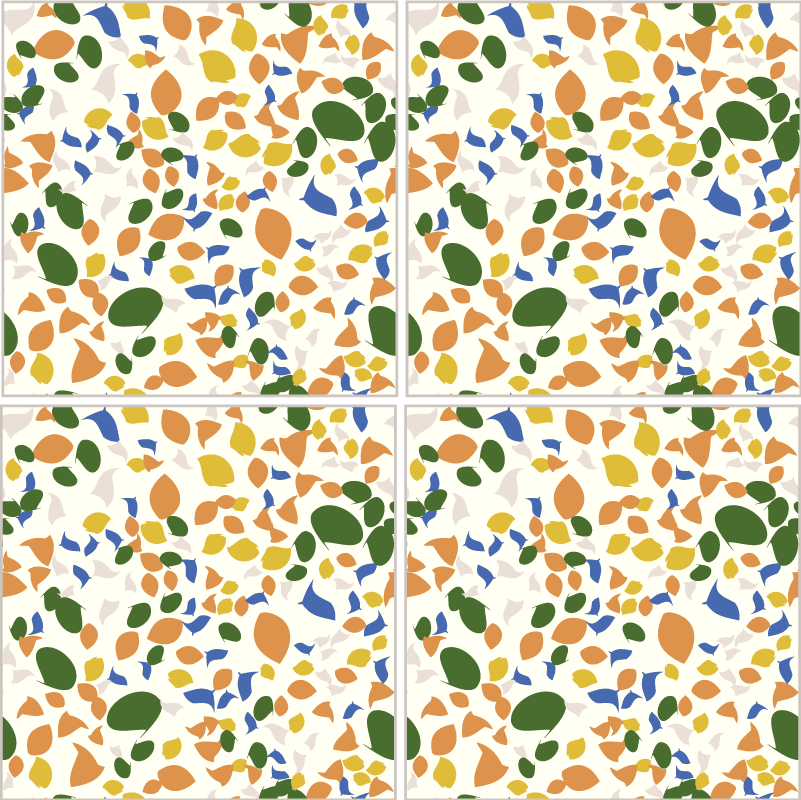 Vinilna preproga za kuhinjo terrazzo ploščice - TenStickers