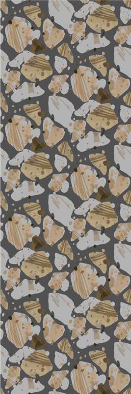 Vinilne preproge za spalnico cement terrazzo vzorec - TenStickers