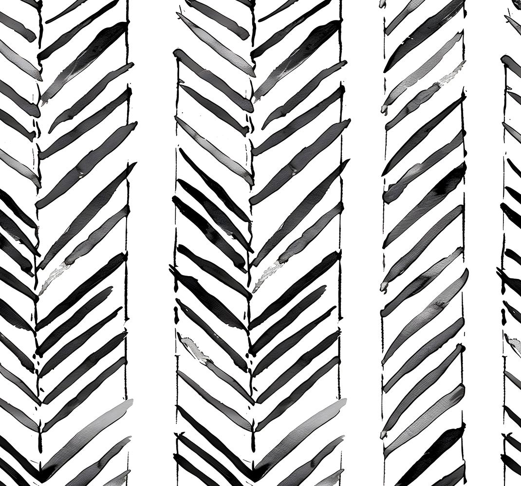 Vinilne preproge za študijsko sobo v črno-beli geometriji - TenStickers