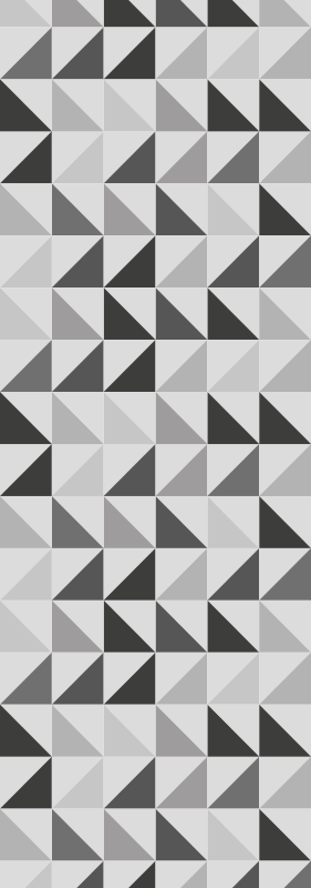 Vinilne preproge za študijsko sobo geometrijski trikotniki - TenStickers