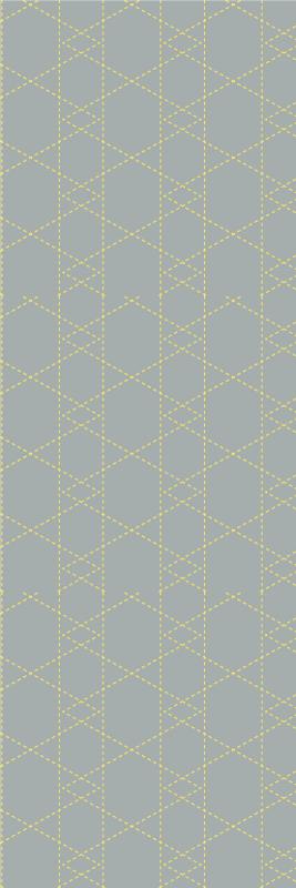 Vinilne preproge za spalnico v pantone origami trikotnikih - TenStickers