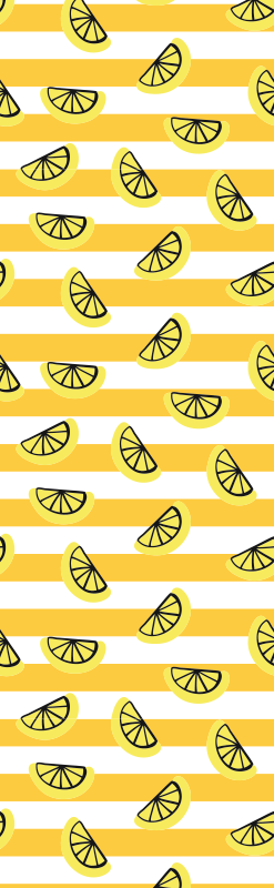 Vinilne preproge za spalnico z motivom limon - TenStickers