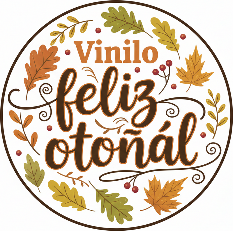 Vinilne preproge za spalnico vesel jesenski vinil - TenStickers