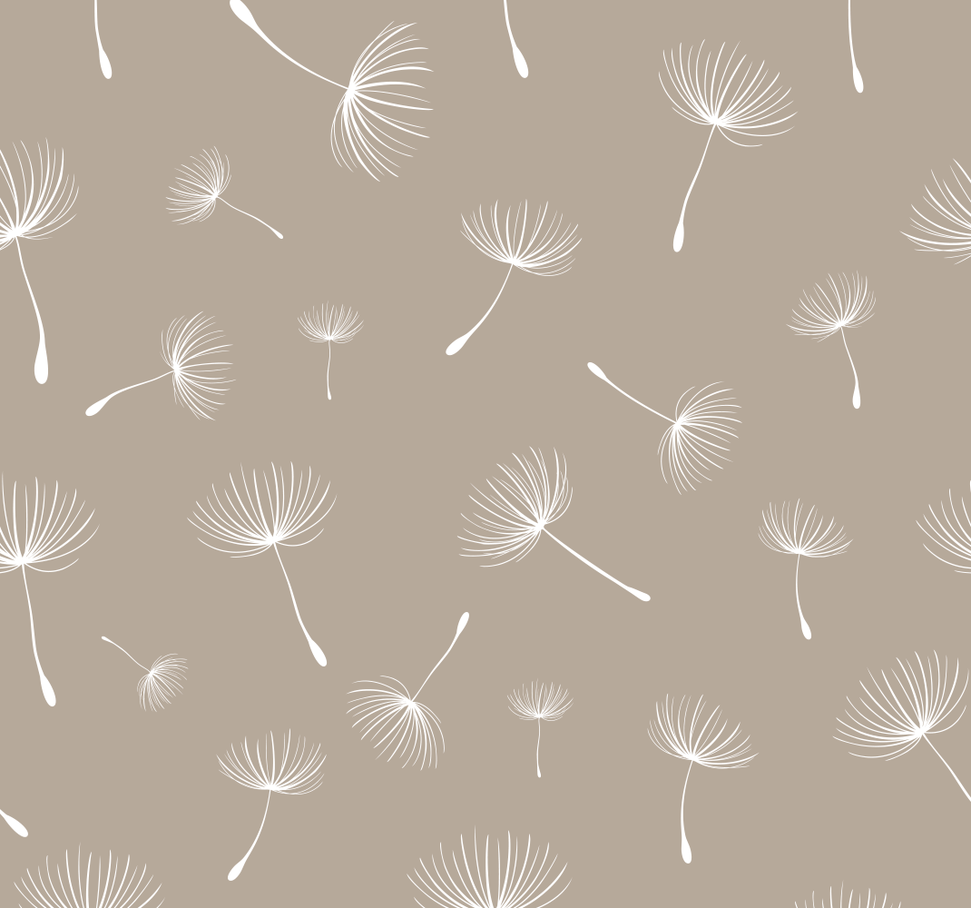 Naravne vinilne preproge dandelion plesniške - TenStickers