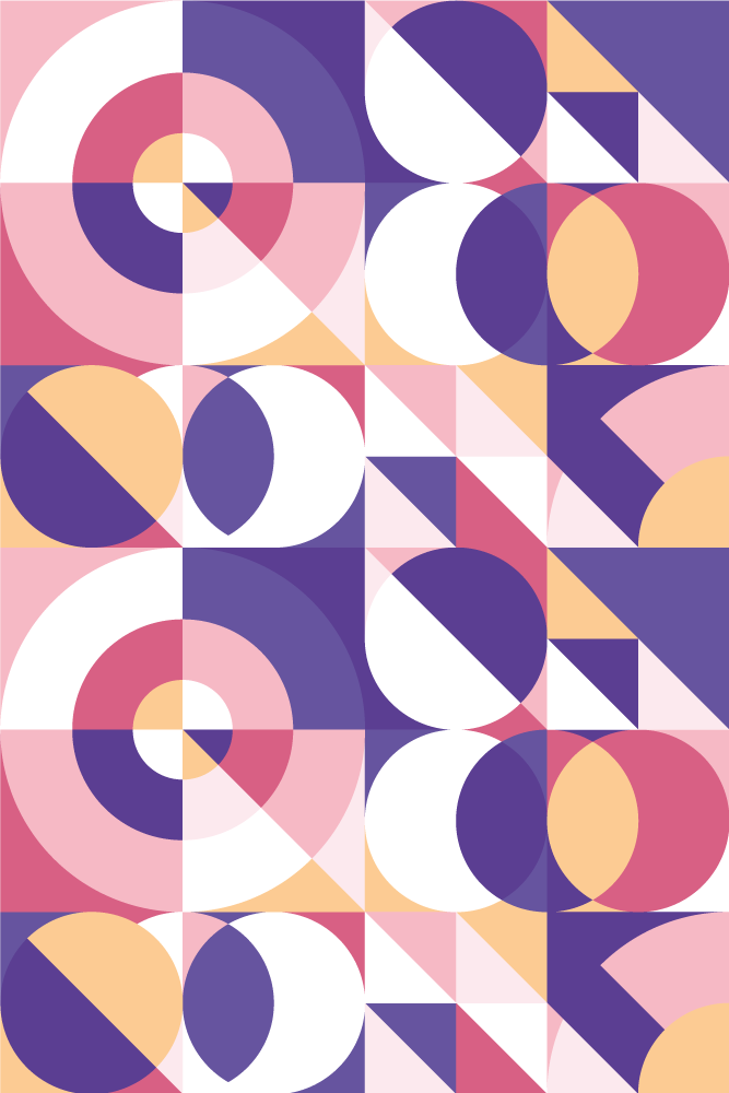 Sodobne vinilne preproge abstraktne geometrijske oblike - TenStickers