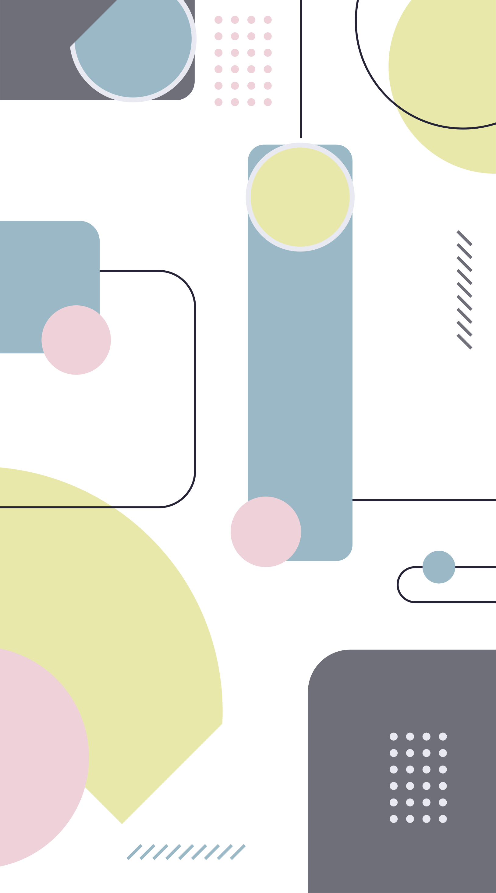 Sodobne vinilne preproge pastelna geometrijska podlaga - TenStickers