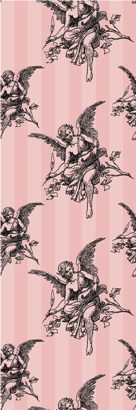 Vintage vinilna preproga z motivom toile jouy - TenStickers